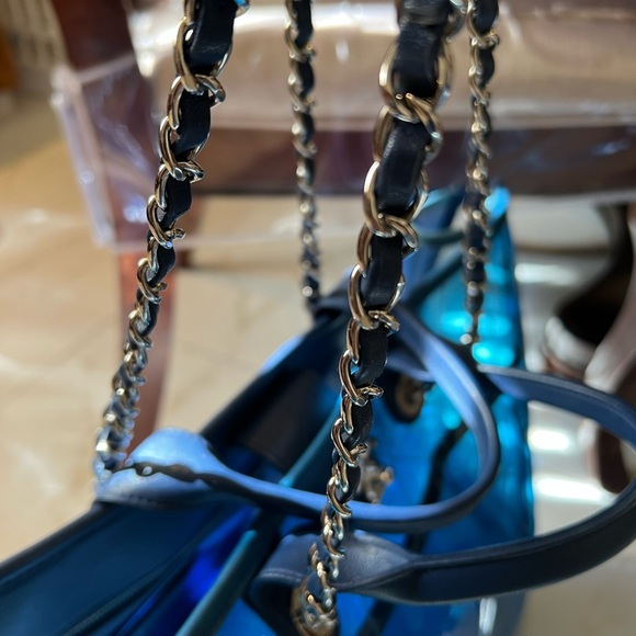 AUTHENTHIC CHANEL COCO SPLASH SHOPPER TOTE QUILTED PVC - Picture 13 of 13